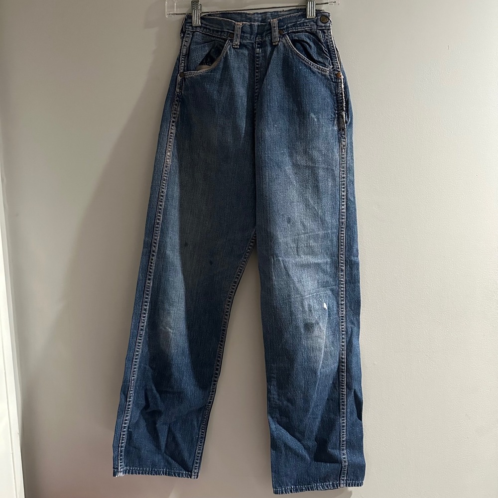 Vintage 1950s Blue Bell Jeans High Waisted Medium Wash Straight Leg‎ Rare